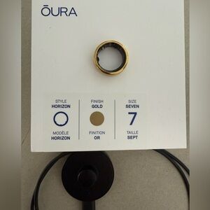 OURA Ring Gen 3. Horizon. Gold. Size 7. Purchased 1/2025.